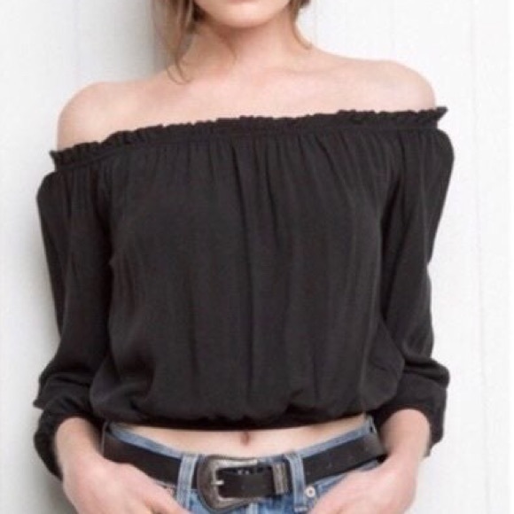 Brandy Melville Tops - 🌟 SOLD 🌟 BRANDY MELVILLE - Off The Shoulder Top